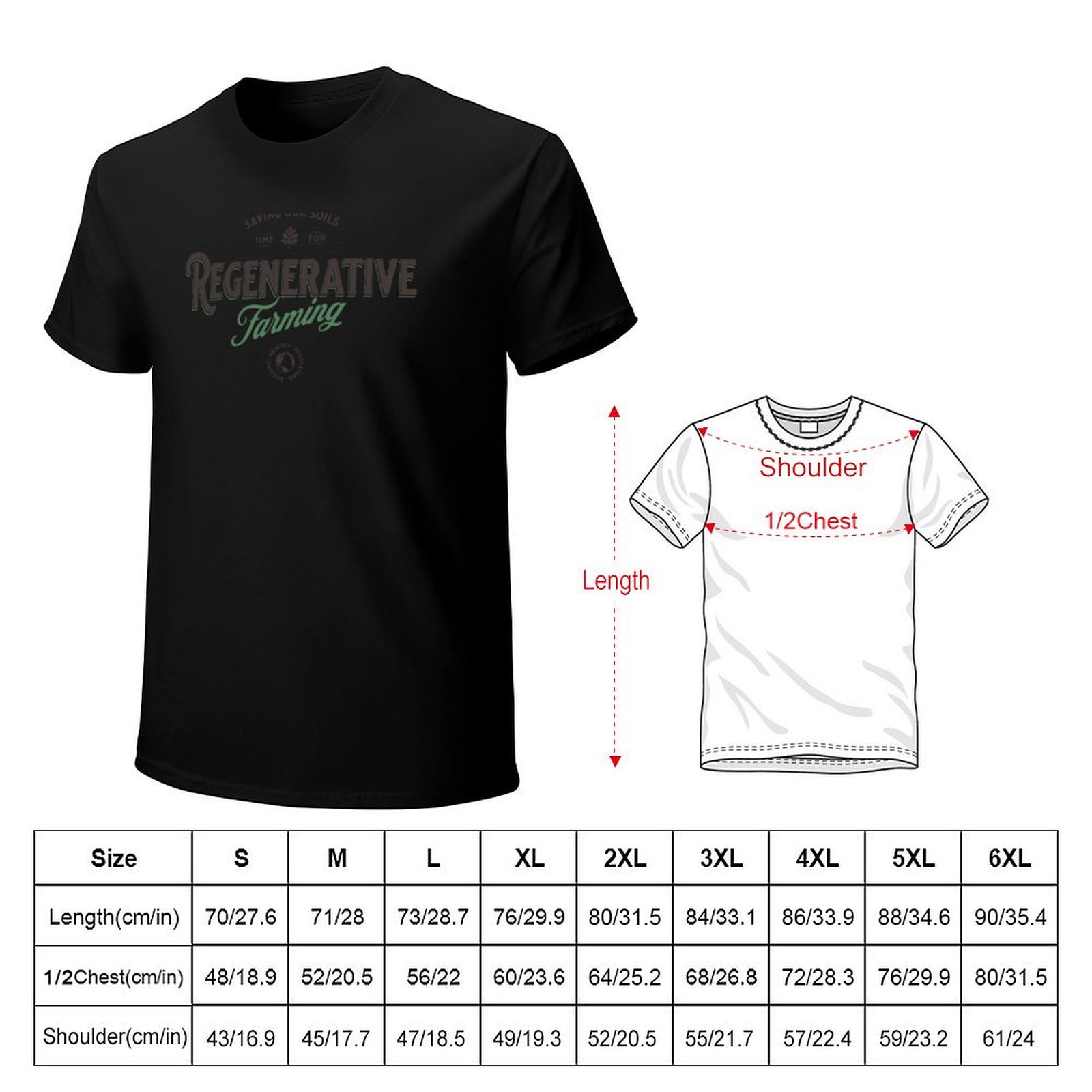 Camiseta de Agricultura Regene - Regenerative Farming Agriculture avaliação e preço